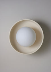 Mori Flush Mount in Chalk - Victoria Morris